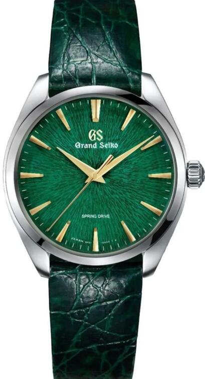 Grand Seiko Elegance Replica Watch 2023 China Exclusive SHENGSHI Limited Edition Green "Tree Bark" SBGY015
